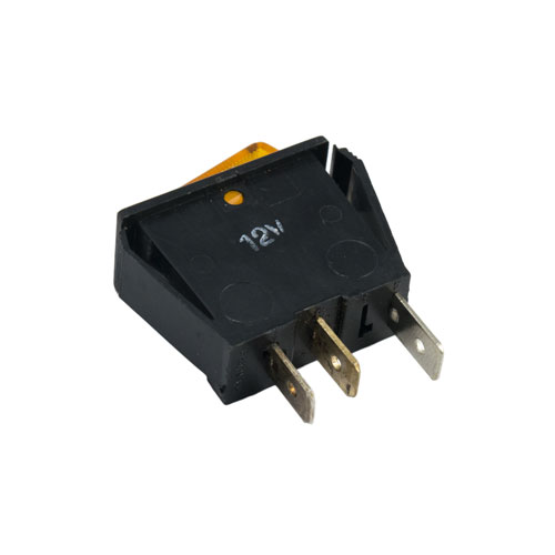 On-Off Orange Light Rocker Switch 12V - Image 2
