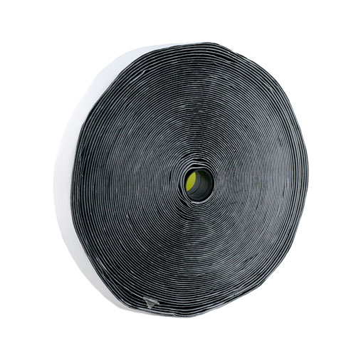 Black Loop Velcro Tape with Adhesive 25mm